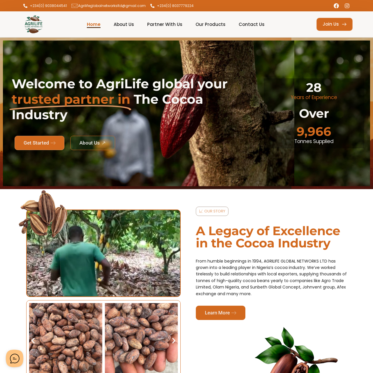 AgriLife Global – Cocoa Experts Since 1994