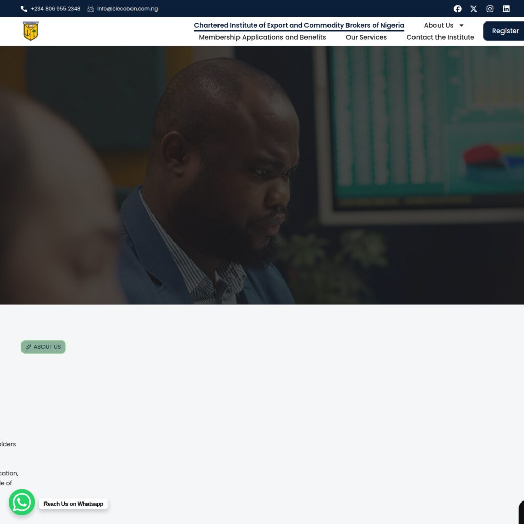 CIECOBON website screenshot