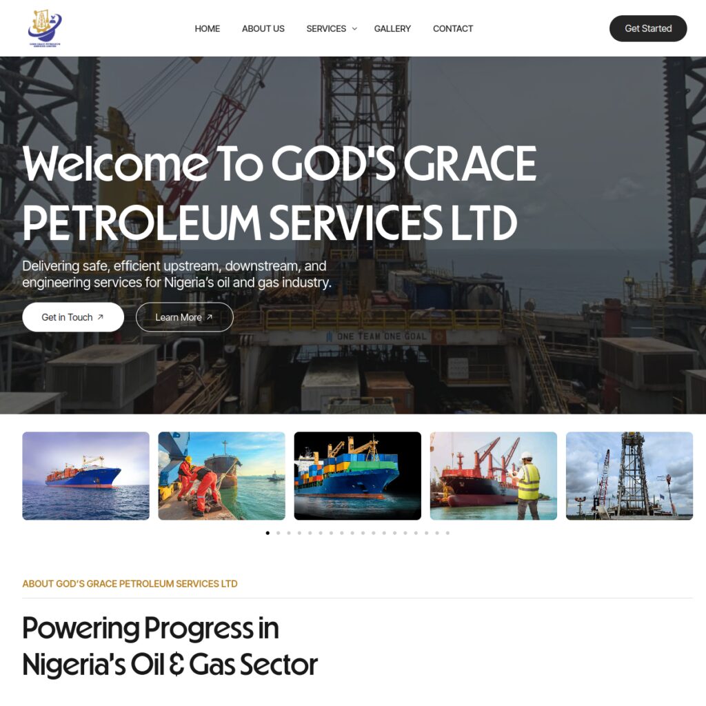 Grace website screenshot